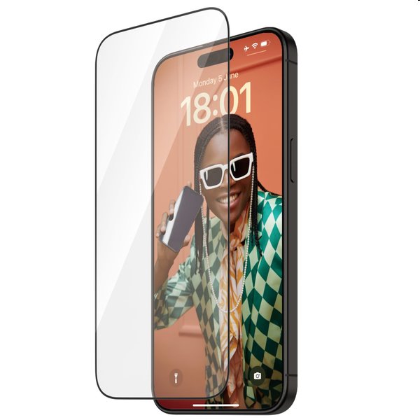 Ochranné sklo PanzerGlass Re:fresh UWF s aplikátorom pre Apple iPhone 15 Pro Max, čierna Ochranné sklo PanzerGlass Re:fresh UWF s aplikátorom pre Apple iPhone 15 Pro Max, čierna
