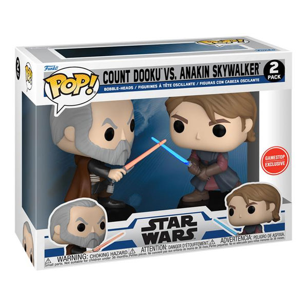 POP! Clone Wars: Count Dooku vs Anakin Skywalker (Star Wars) Special Edition