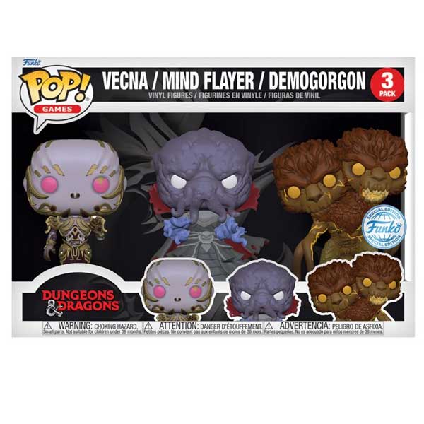POP! Games: Vecna, Mind Flayer, Demogorgon (Dungeons & Dragons) Special Edition POP! Games: Vecna, Mind Flayer, Demogorgon (Dungeons & Dragons) Special Edition