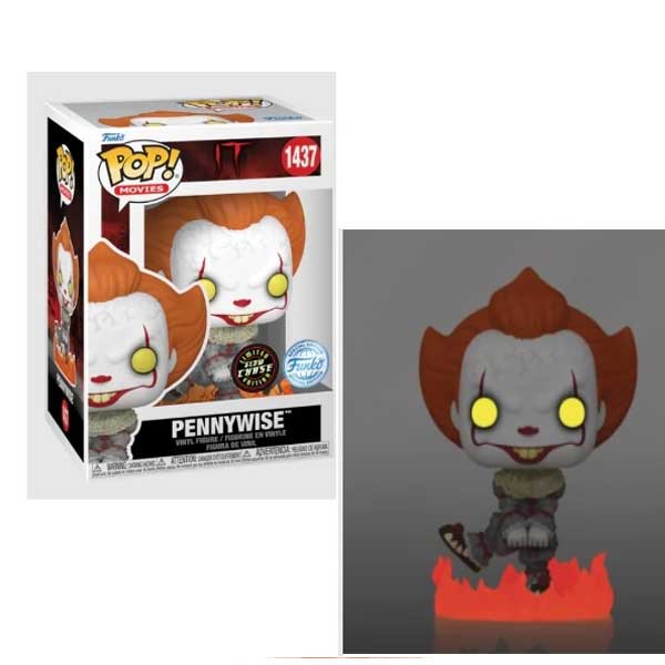 POP! Movies: Pennywise (IT) Special Edition CHASE (Glows in The Dark)