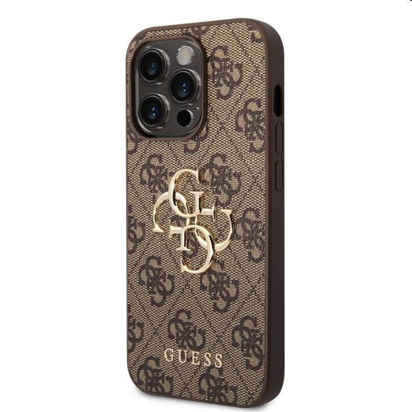 Zadný kryt Guess PU 4G Metal Logo pre iPhone 15 Pro Max, hnedá Zadný kryt Guess PU 4G Metal Logo pre iPhone 15 Pro Max, hnedá