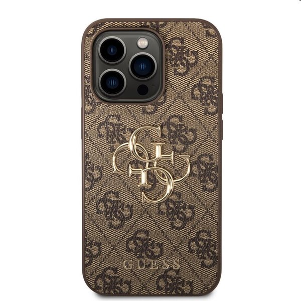 Zadný kryt Guess PU 4G Metal Logo pre iPhone 15 Pro Max, hnedá Zadný kryt Guess PU 4G Metal Logo pre iPhone 15 Pro Max, hnedá