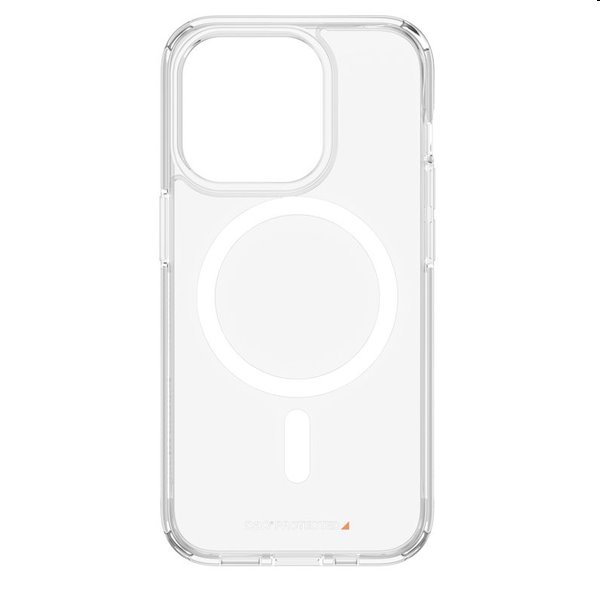 Zadný kryt PanzerGlass HardCase D3O s MagSafe pre Apple iPhone 15 Pro, transparentná