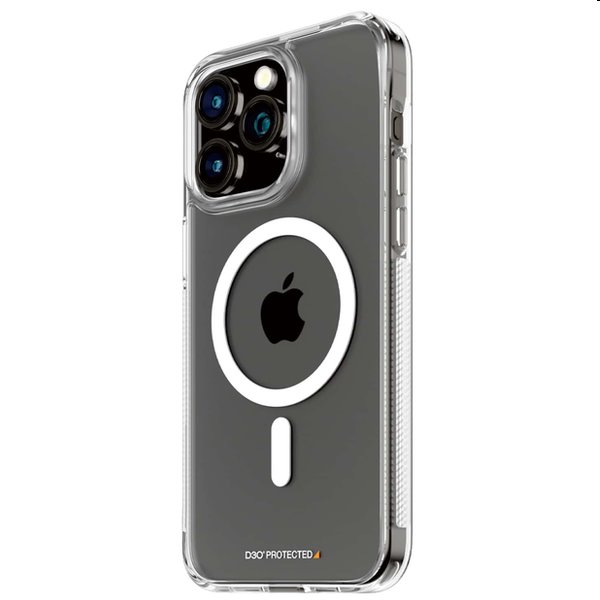 Zadný kryt PanzerGlass HardCase D3O s MagSafe pre Apple iPhone 15 Pro Max, transparentná