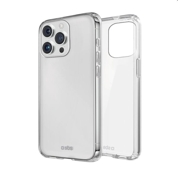 Zadný kryt SBS Skinny pre Apple iPhone 15 Pro Max, transparentná