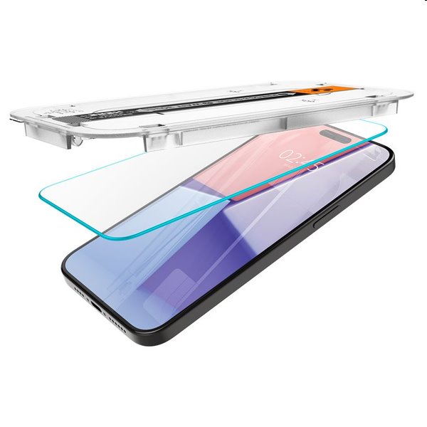 Tvrdené sklo Spigen tR ez Fit pre Apple iPhone 15 Pro Max, 2 kusy Tvrdené sklo Spigen tR ez Fit pre Apple iPhone 15 Pro Max, 2 kusy