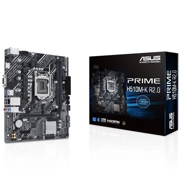 ASUS PRIME H510M-K R2.0, Intel H470, LGA1200, 2xDDR4, mATX