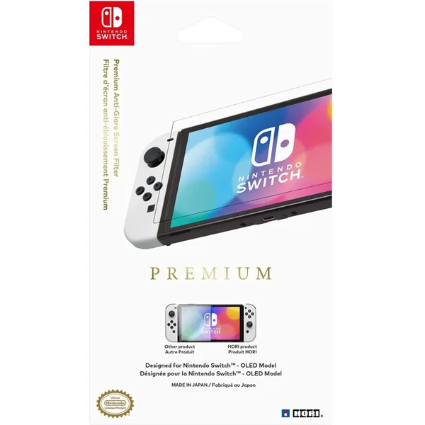 HORI Premium Screen Filter for Nintendo Switch OLED