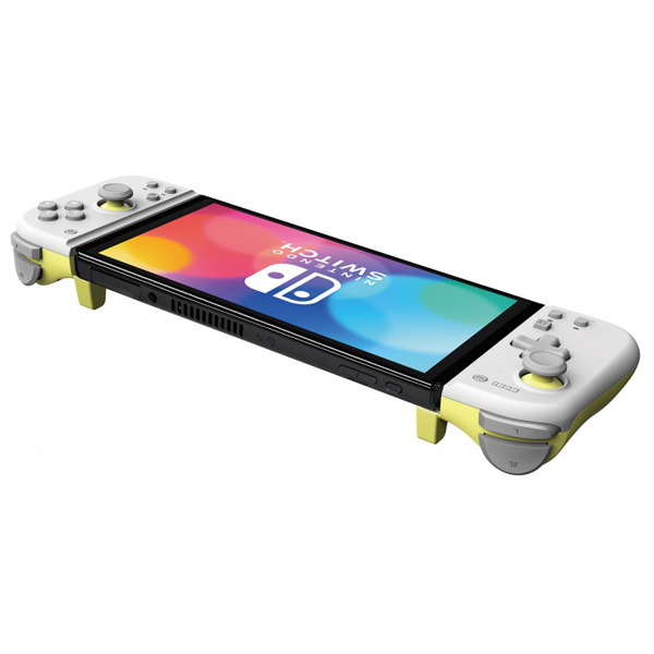 HORI Split Pad Compact for Nintendo Switch, light grey - yellow