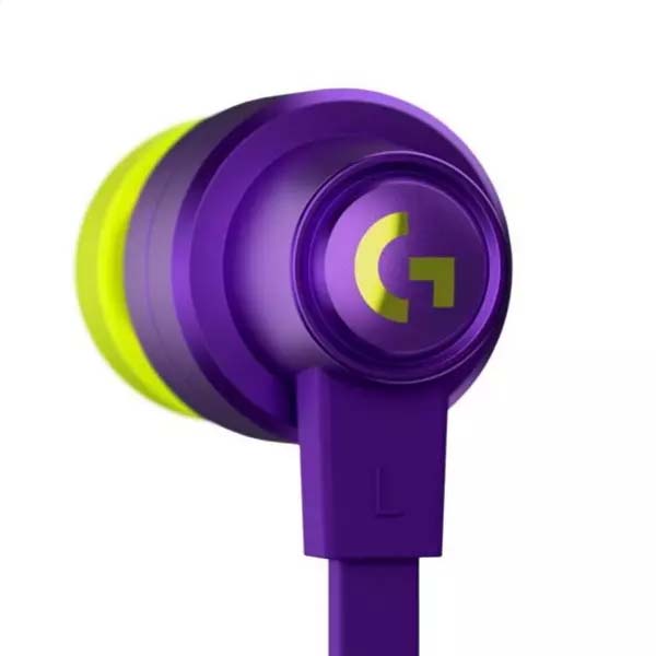 Logitech G333 - herné slúchadlá do uší, 3,5mm + USB-C, fialové