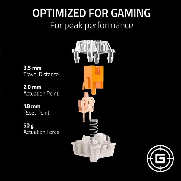 Mechanické spínače Razer Orange Tactile Mechanické spínače Razer Orange Tactile