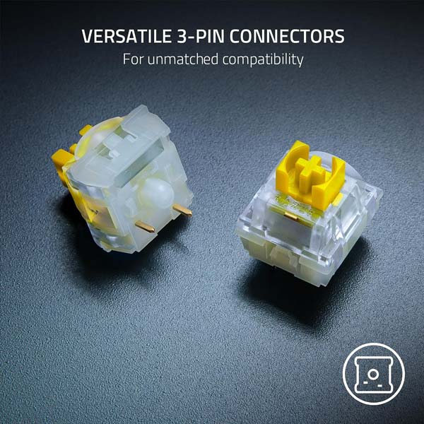Lineárne mechanické spínače Yellow Razer Lineárne mechanické spínače Yellow Razer