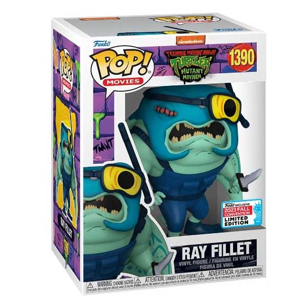 POP! Ray Fillet (Teenage Mutant Ninja Turtle: Mutant Mayhem) 2023 Fall Convention Limited Edition POP! Ray Fillet (Teenage Mutant Ninja Turtle: Mutant Mayhem) 2023 Fall Convention Limited Edition