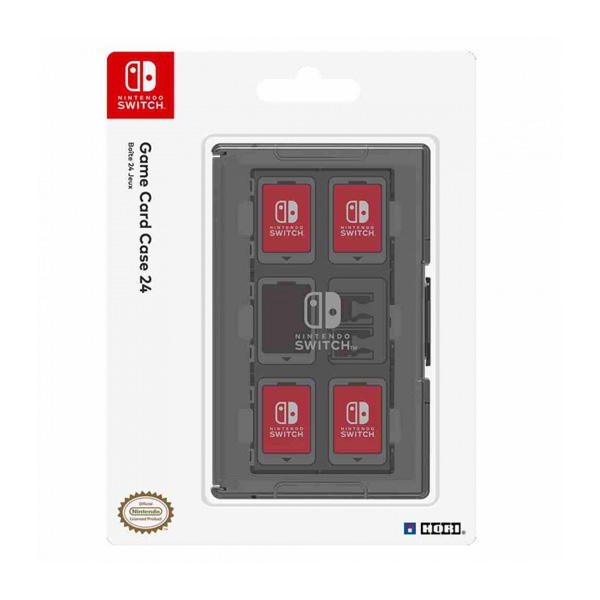 Puzdro na 24 herných kariet pre Nintendo Switch (čierne)