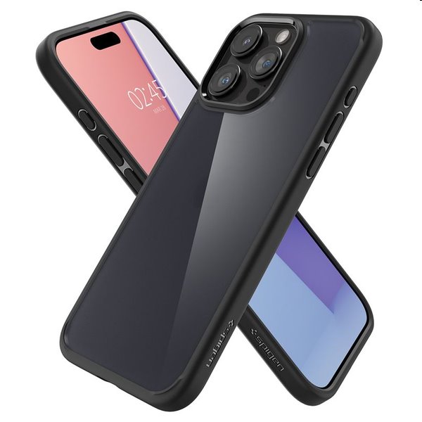 Zadný kryt Spigen Ultra Hybrid MagSafe pre Apple iPhone 15 Pro, čierna