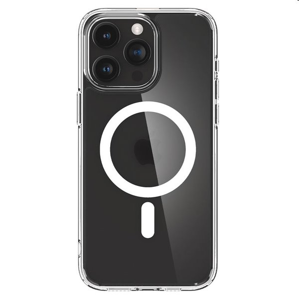 Zadný kryt Spigen Ultra Hybrid MagSafe pre Apple iPhone 15 Pro, transparentná