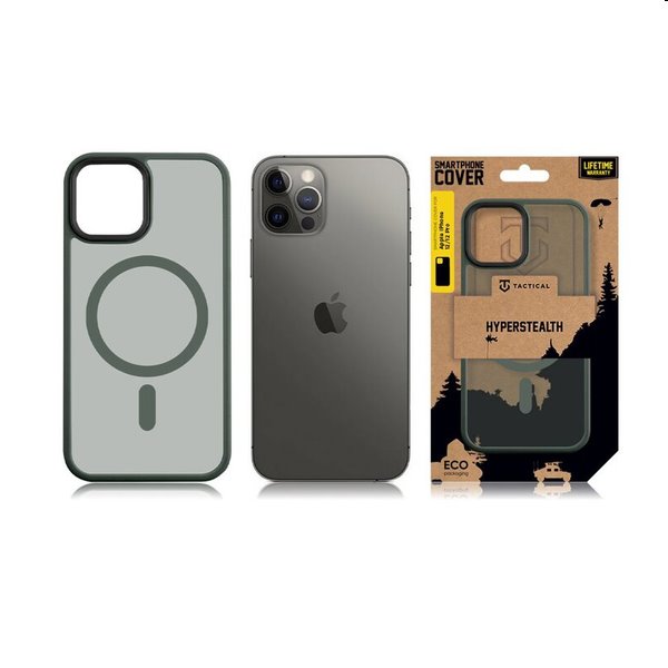 Zadný kryt Tactical MagForce Hyperstealth pre Apple iPhone 12/12 Pro, zelená