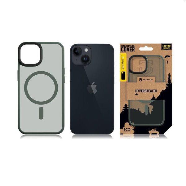 Zadný kryt Tactical MagForce Hyperstealth pre Apple iPhone 14, zelená