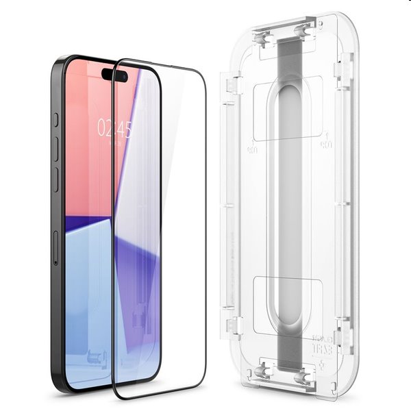 Tvrdené sklo Spigen tR ez Fit pre Apple iPhone 15 Pro Max, 2 kusy