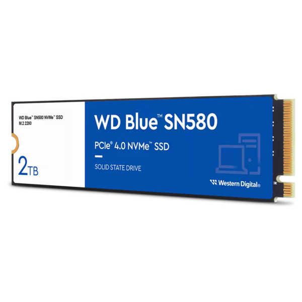 WD Blue SN580 SSD disk 2 TB M.2 NVMe Gen4 4150/4150 MBps