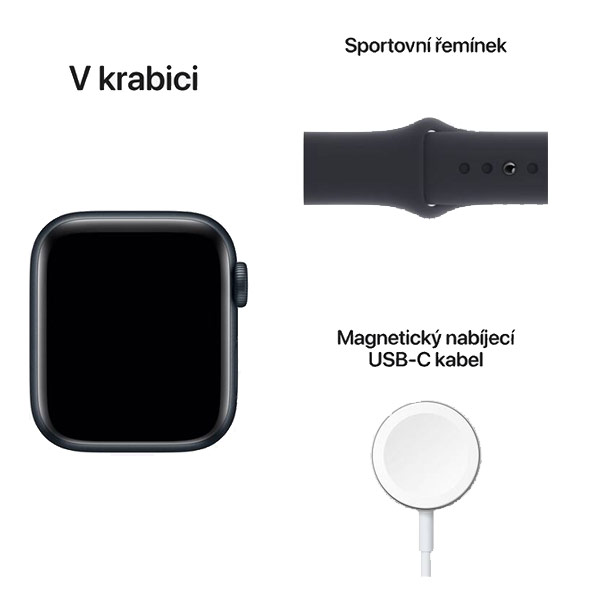 Apple Watch SE 44mm Cellular + GPS, polnočná šedá