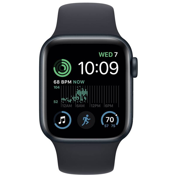 Apple Watch SE 44mm Cellular + GPS, polnočná šedá