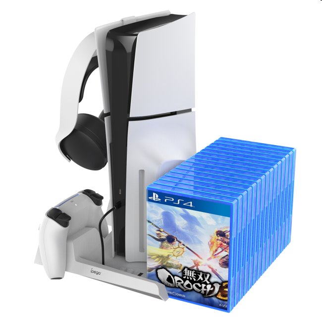 iPega PlayStation 5 Slim/PS5 Pro, Dualsense, Pulse 3D dock w/ cooling