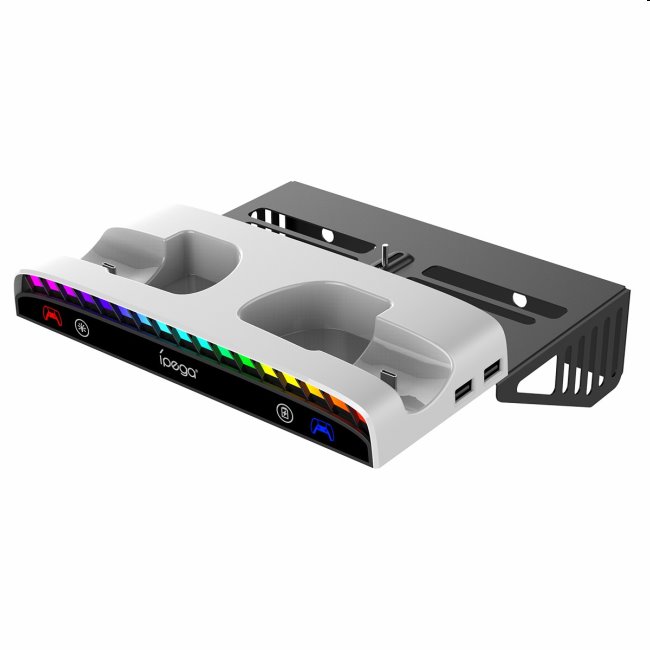 iPega PlayStation 5 Slim/PS5 Pro, Dualsense, Pulse 3D wall mounted dock iPega PlayStation 5 Slim/PS5 Pro, Dualsense, Pulse 3D wall mounted dock