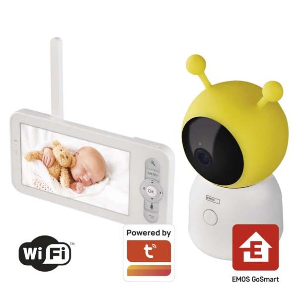 Emos GoSmart Otočná detská opatrovateľka IP-500 GUARD s monitorom a Wi-Fi Emos GoSmart Otočná detská opatrovateľka IP-500 GUARD s monitorom a Wi-Fi