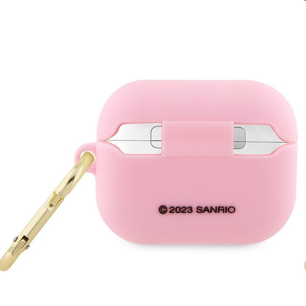 Hello Kitty Silikónový 3D Kitty Head Logo obal pre Apple AirPods Pro, ružový Hello Kitty Silikónový 3D Kitty Head Logo obal pre Apple AirPods Pro, ružový