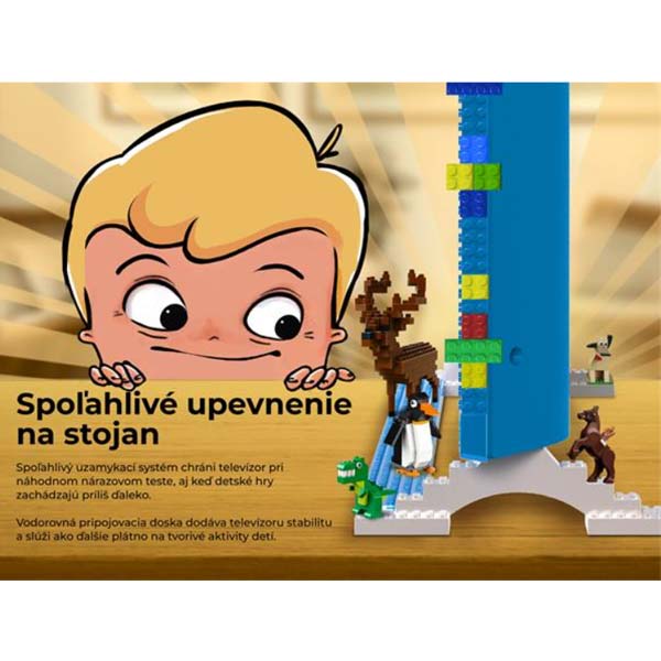 KIVI TV pre deti, 32" (81cm), FHD, Android TV 11, 1920x1080, ochranné sklo, nočné svetlo KIVI TV pre deti, 32" (81cm), FHD, Android TV 11, 1920x1080, ochranné sklo, nočné svetlo