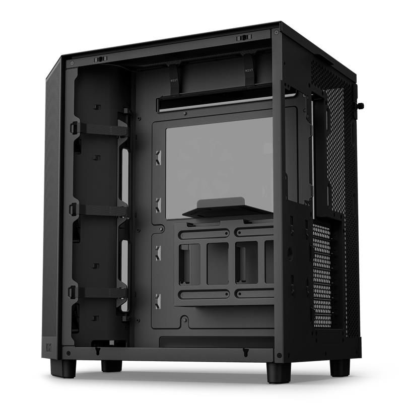 NZXT case H6 Flow, ATX, Compact Dual Chamber Mid Tower, black