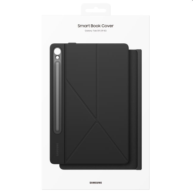 Puzdro Book Cover pre Samsung Galaxy Tab S9 Plus | S9 FE Plus, čierna Puzdro Book Cover pre Samsung Galaxy Tab S9 Plus | S9 FE Plus, čierna