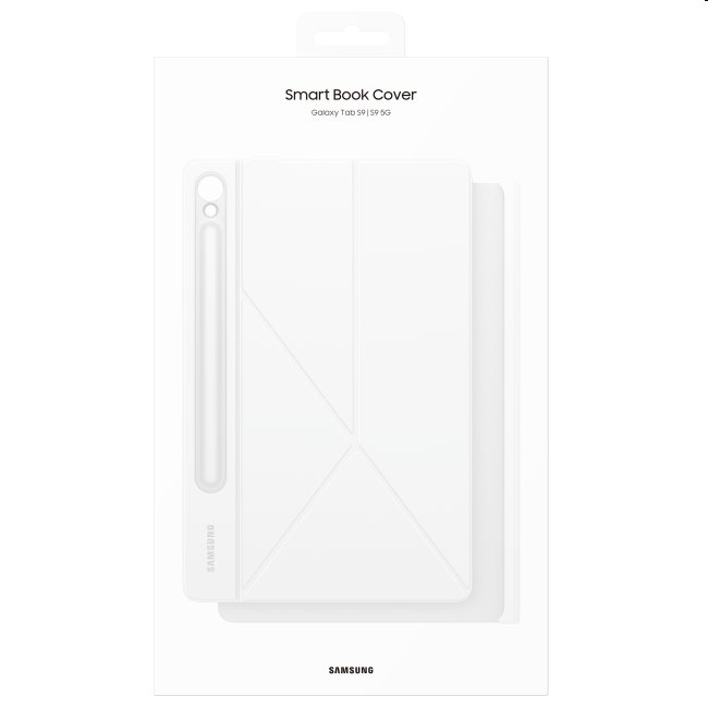 Puzdro Book Cover pre Samsung Galaxy Tab S9 | S9 FE, biela Puzdro Book Cover pre Samsung Galaxy Tab S9 | S9 FE, biela