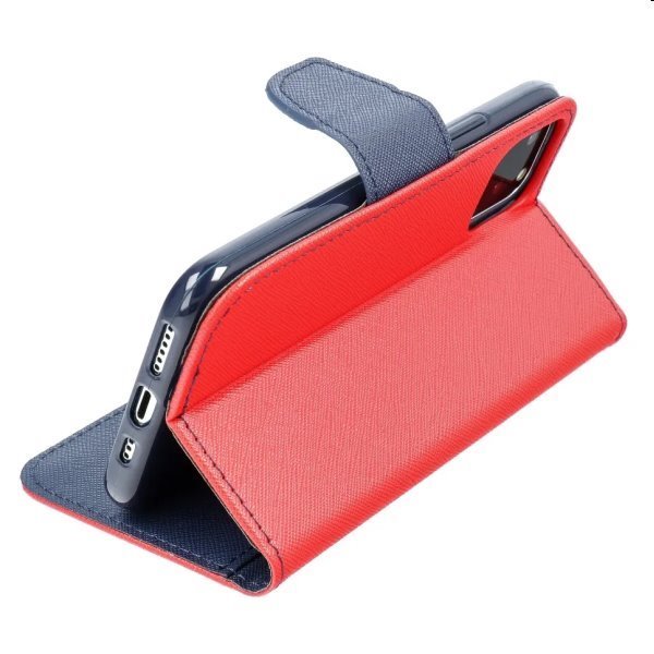 Knižkové puzdro FANCY Book pre Samsung Galaxy A54 5G, červená/modrá
