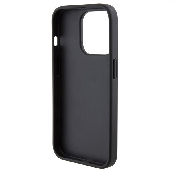 Zadný kryt Karl Lagerfeld PU Quilted Pattern pre Apple iPhone 15 Pro, čierna