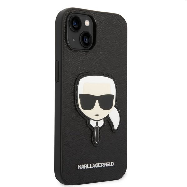 Zadný kryt Karl Lagerfeld PU Saffiano Karl Head for Apple iPhone 14, čierna Zadný kryt Karl Lagerfeld PU Saffiano Karl Head for Apple iPhone 14, čierna