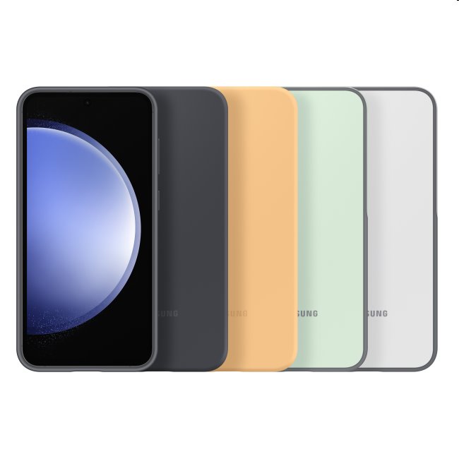 Zadný kryt Silicone Cover pre Samsung Galaxy S23 FE, svetlo-sivá Zadný kryt Silicone Cover pre Samsung Galaxy S23 FE, svetlo-sivá