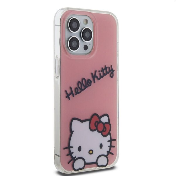 Zadný kryt Hello Kitty IML Daydreaming Logo pre Apple iPhone 13 Pro, ružová