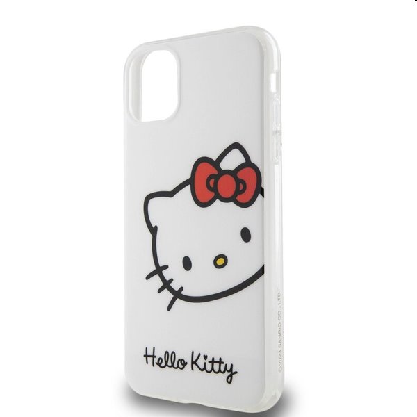 Zadný kryt Hello Kitty IML Head Logo pre Apple iPhone 11, biela