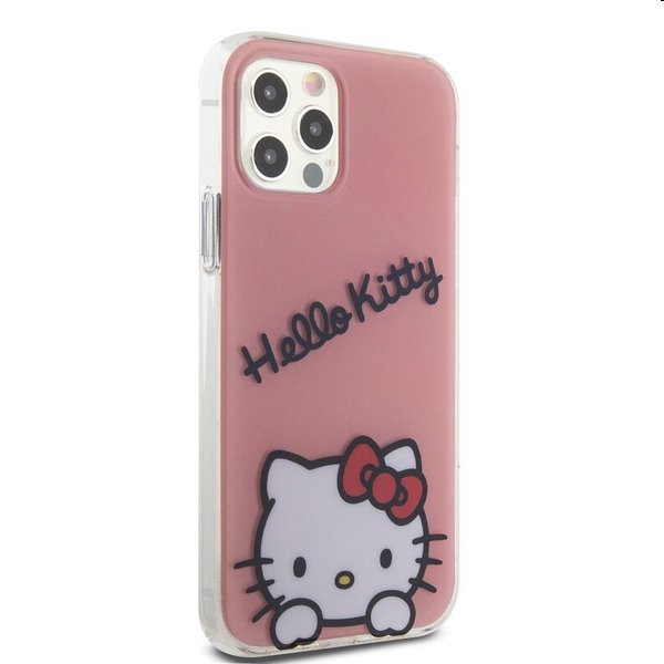 Zadný kryt Hello Kitty IML Daydreaming Logo pre Apple iPhone 12/12 Pro, ružová Zadný kryt Hello Kitty IML Daydreaming Logo pre Apple iPhone 12/12 Pro, ružová