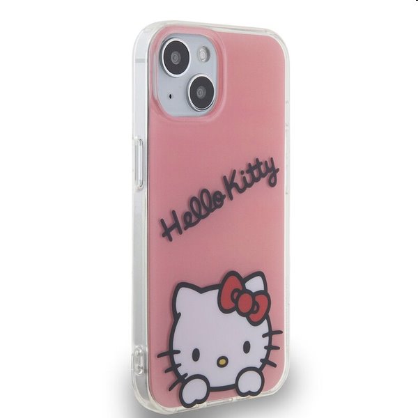 Zadný kryt Hello Kitty IML Daydreaming Logo pre Apple iPhone 13, ružová