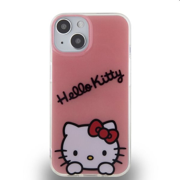 Zadný kryt Hello Kitty IML Daydreaming Logo pre Apple iPhone 13, ružová