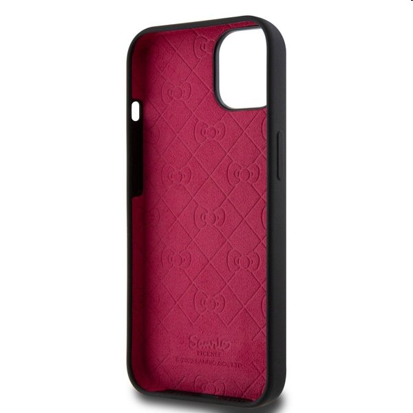 Zadný kryt Hello Kitty Liquid Silicone Daydreaming Logo pre Apple iPhone 13, čierna Zadný kryt Hello Kitty Liquid Silicone Daydreaming Logo pre Apple iPhone 13, čierna