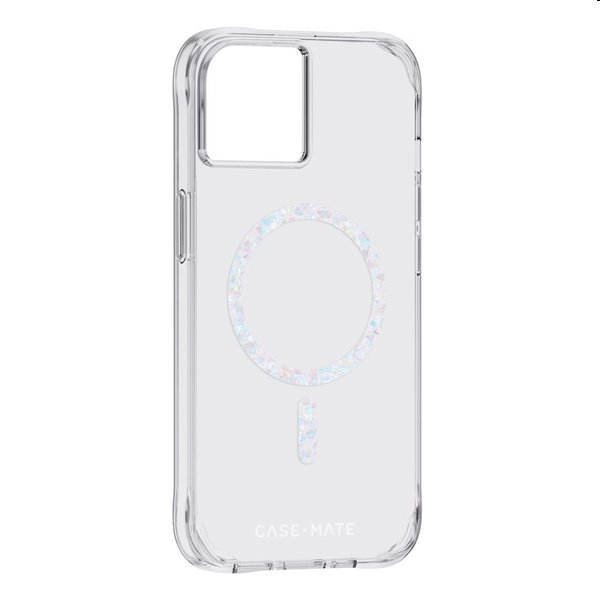 Zadný kryt Case Mate Twinkle Diamond pre Apple iPhone 14 s MagSafe, transparentná