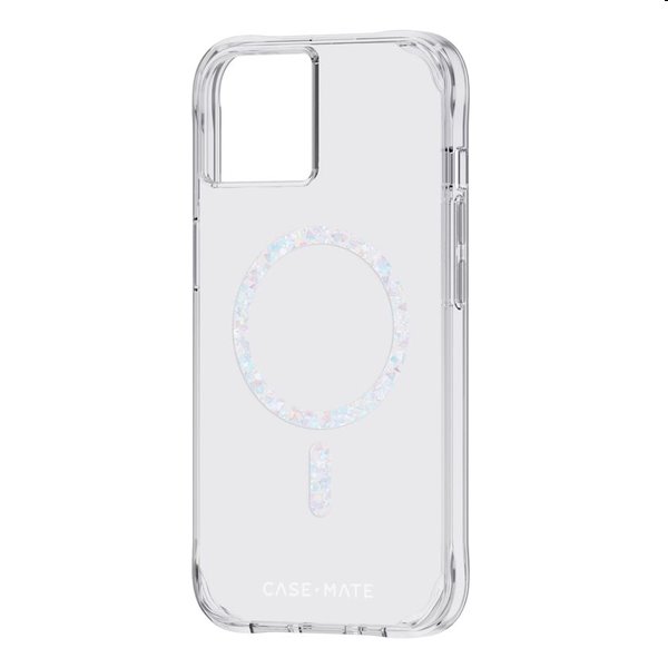 Zadný kryt Case Mate Twinkle Diamond pre Apple iPhone 14 s MagSafe, transparentná