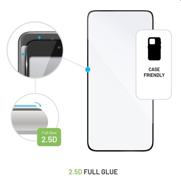 FIXED Full-Cover ochranné tvrdené sklo pre Samsung Galaxy S23 FE, čierna