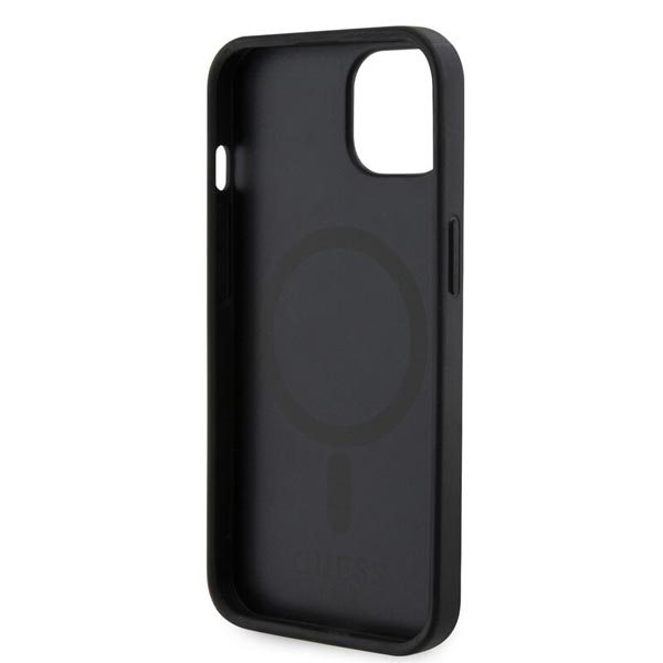 Zadný kryt Guess PU G Cube MagSafe pre iPhone 15, čierna Zadný kryt Guess PU G Cube MagSafe pre iPhone 15, čierna