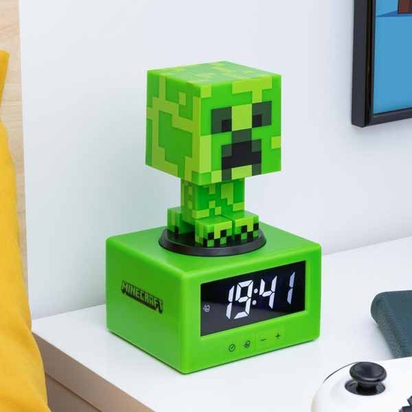 Lampa Creeper Icon Alarm Clock (Minecraft)