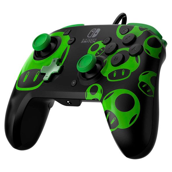 PDP Rematch Káblový ovládač 1Up Glow in The Dark pre Nintendo Switch